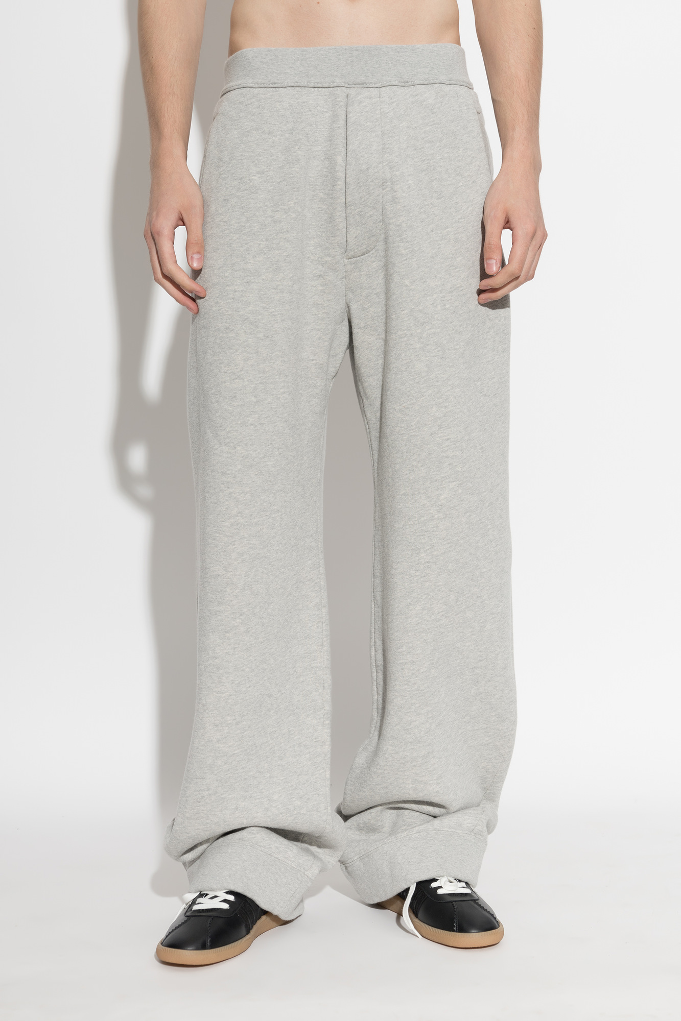 Dsquared2 Straight-Leg Gray Melange Track Pants | Men's | Vitkac